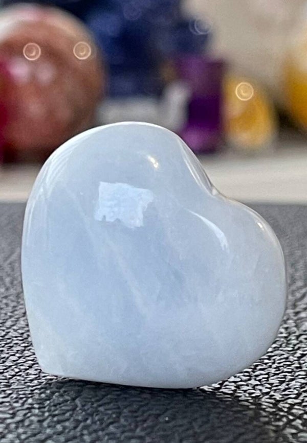 Calciet Blauw hart, klein