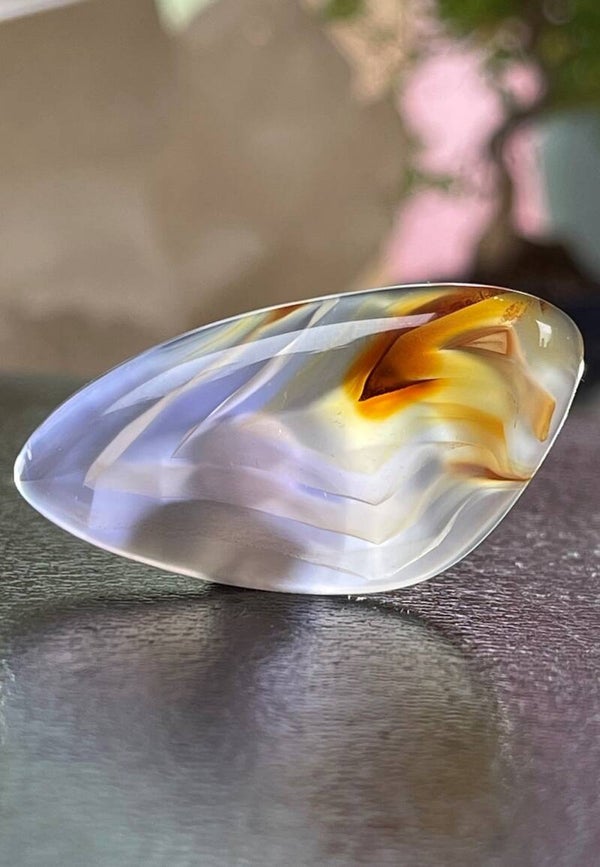 Agaat edelsteen cabochon free form, medium
