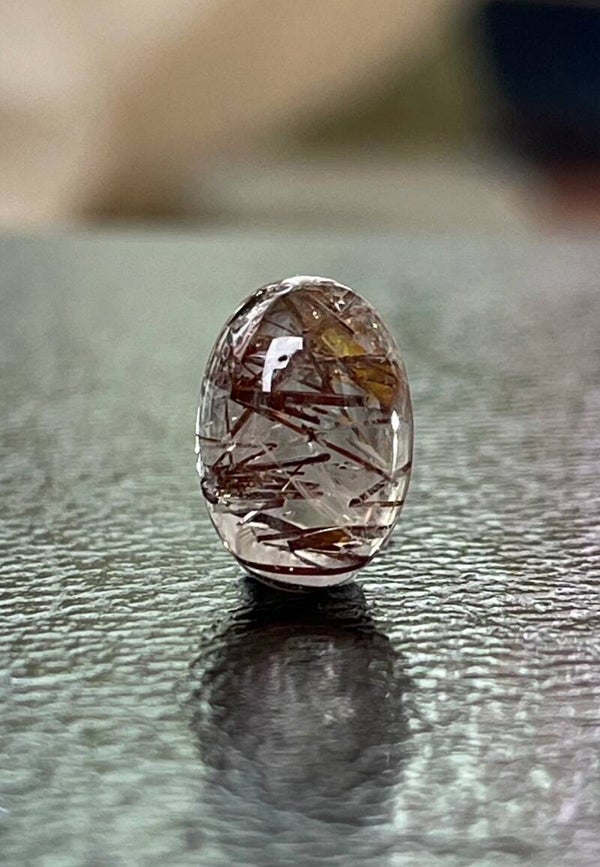 Cacoxeniet edelsteen cabochon ovaal, klein