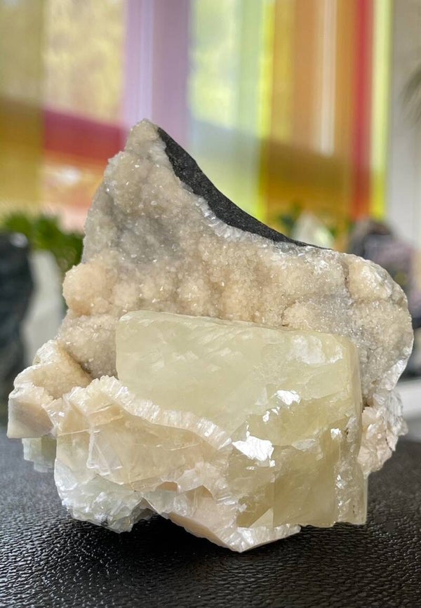 Calciet uit India ruw, medium-groot