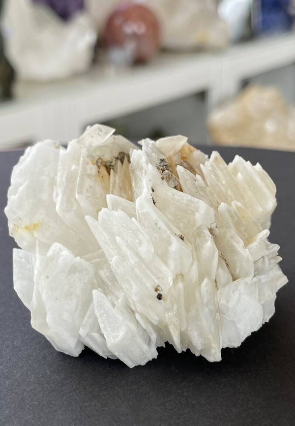 Calciet met Fluoriet en Bariet uit Spanje ruw, medium