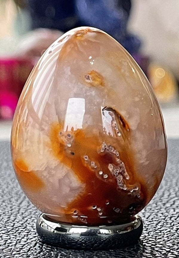 Carneool ei, medium 4,8cm