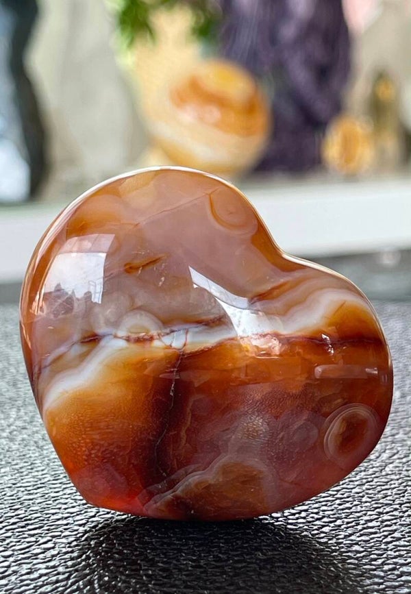 Carneool hart, medium