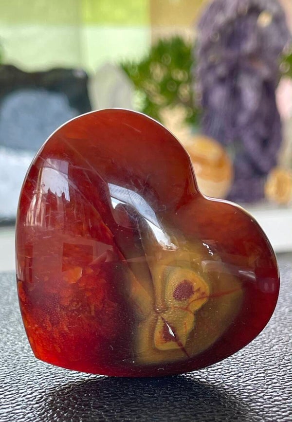 Carneool hart, medium