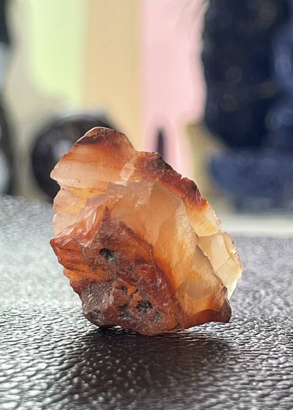 Carneool uit Madagaskar ruw, klein