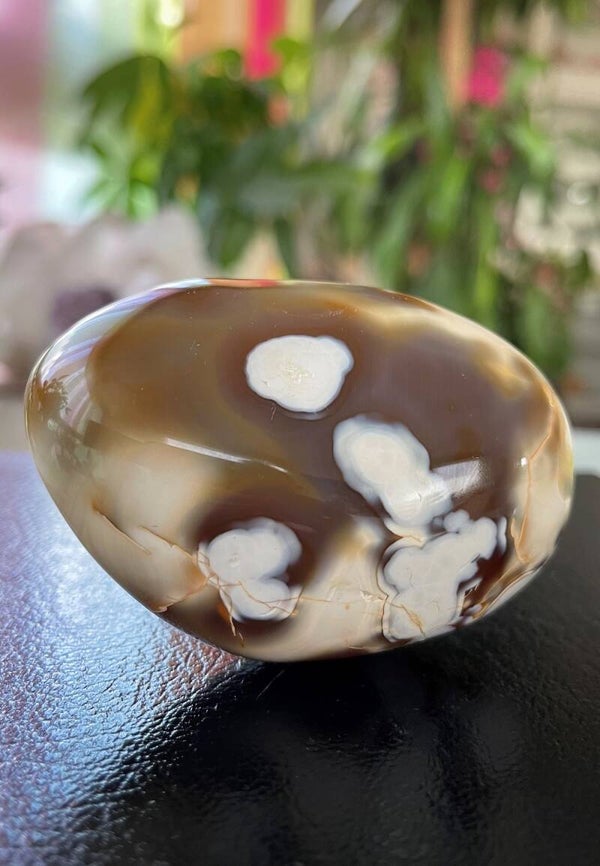 Carneool Agaat handsteen, groot