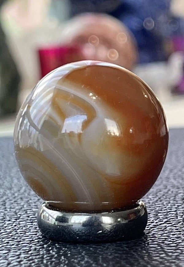 Carneool bol, klein 3,2cm