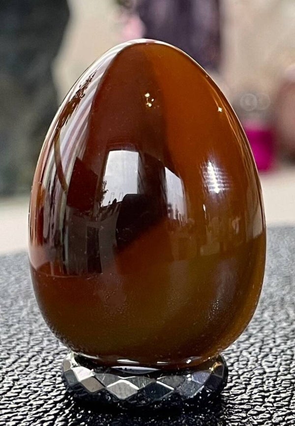 Carneool ei, medium 4,8cm