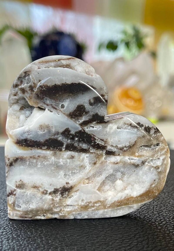 Chalcedoon hart, medium