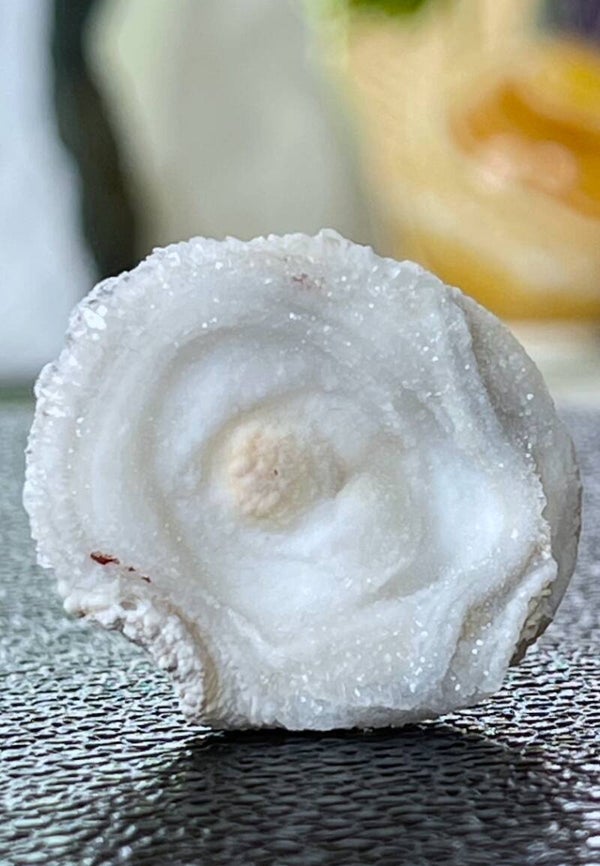 Chalcedoon roosje, ruw