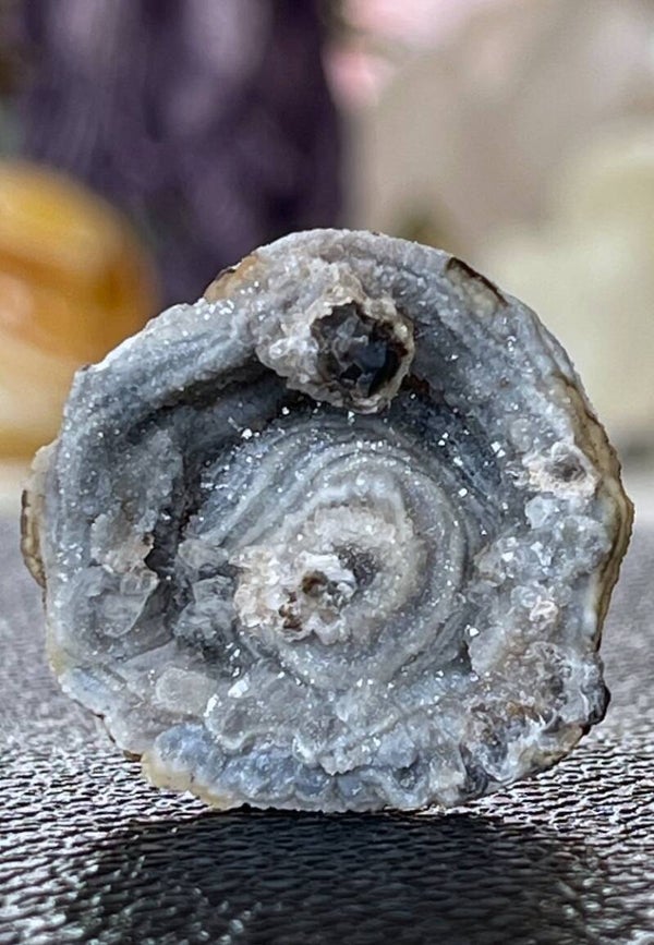 Chalcedoon roosje, ruw