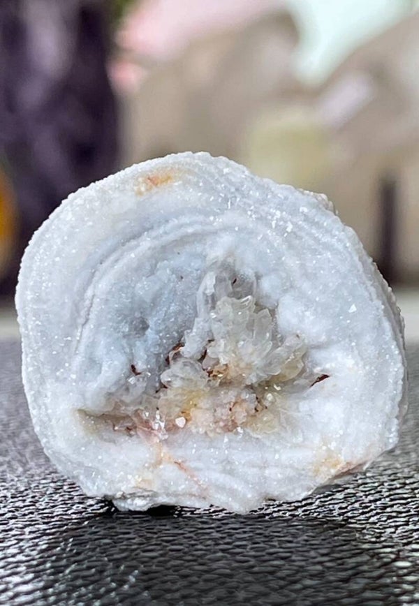 Chalcedoon roosje, ruw