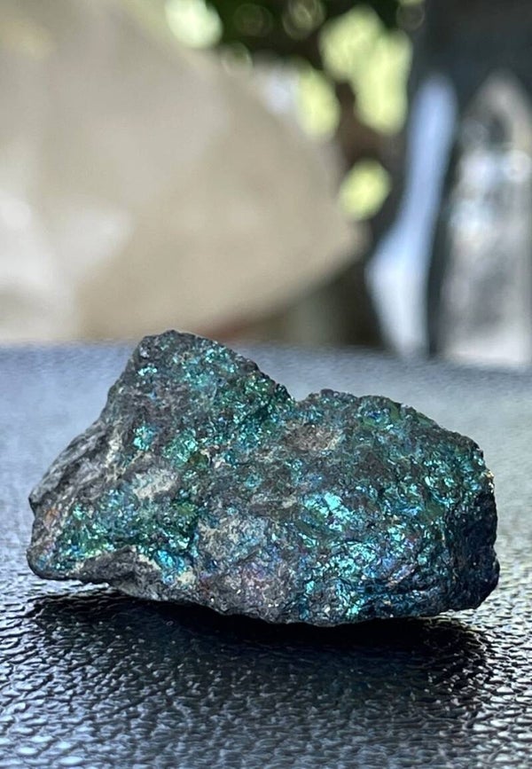 Chalcopyriet uit Mexico ruw, klein