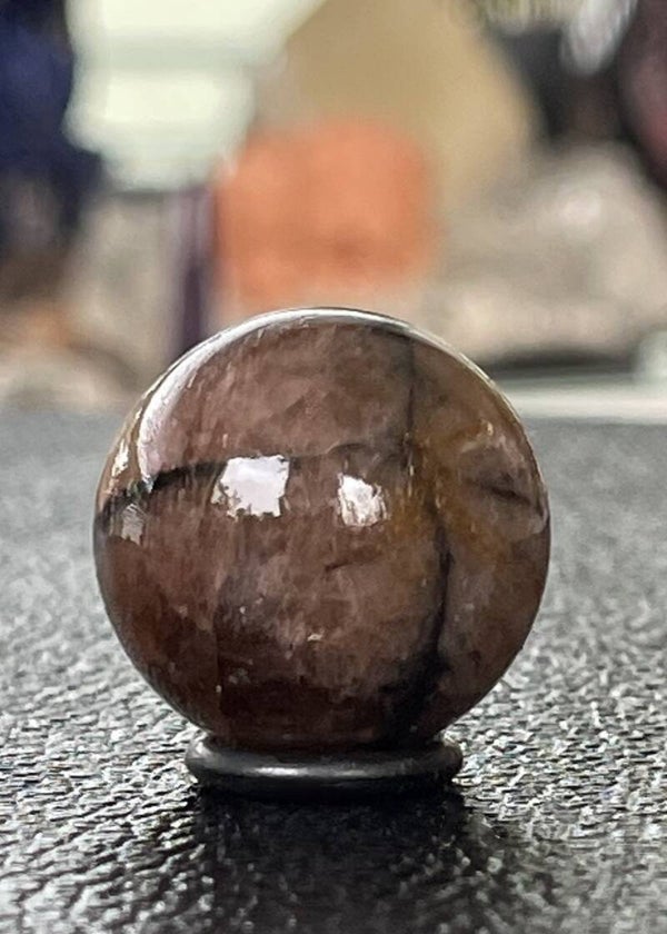 Chiastoliet bol, heel klein 2,4cm