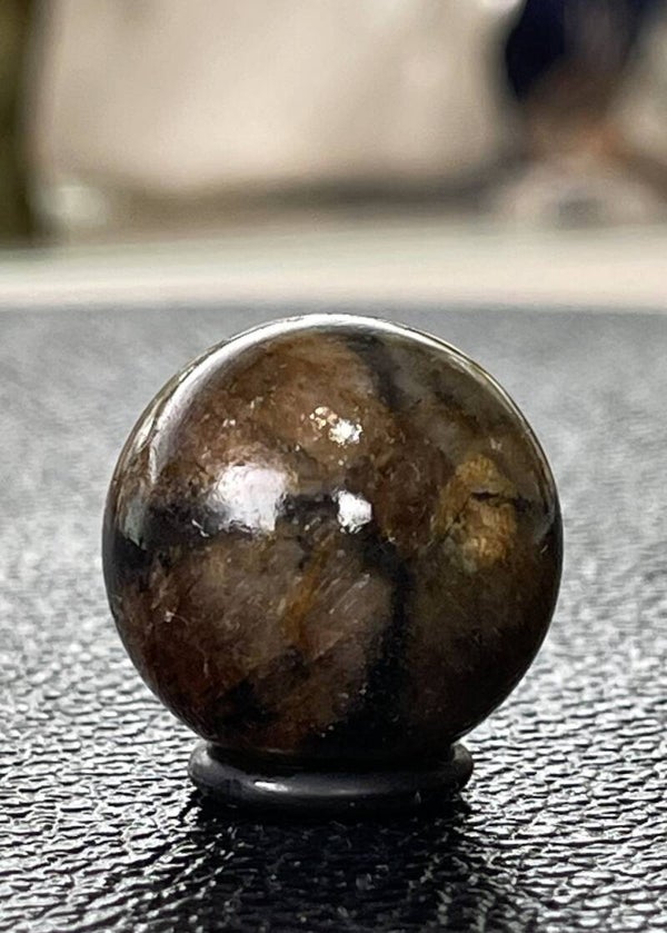 Chiastoliet bol, heel klein 2,4cm