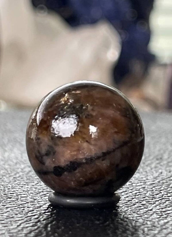 Chiastoliet bol, heel klein 2,5cm