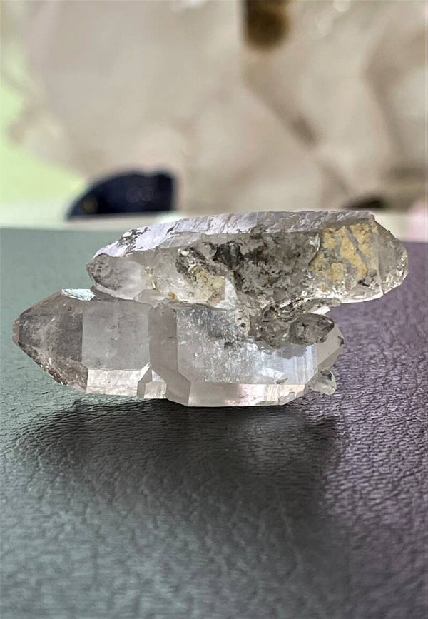 Chloriet in Kwarts Self Healer dubbeleinder punten