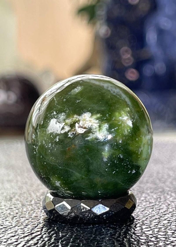 Chroom Opaal Chalcedoon bol, klein 3cm