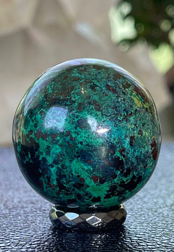 Chrysocolla bol uit Peru, medium 4,3cm