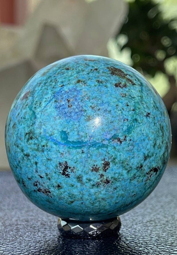 Chrysocolla bol uit Peru, medium 5,7cm