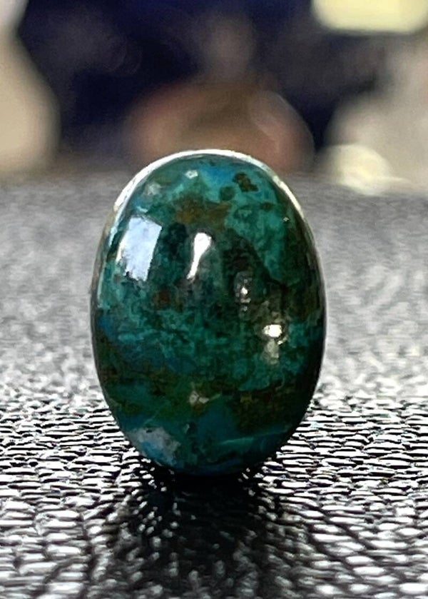 Chrysocolla edelsteen cabochon ovaal, klein-medium