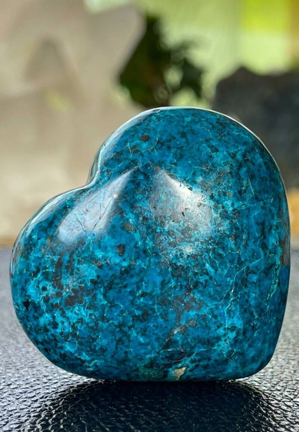 Chrysocolla hart uit Peru, medium