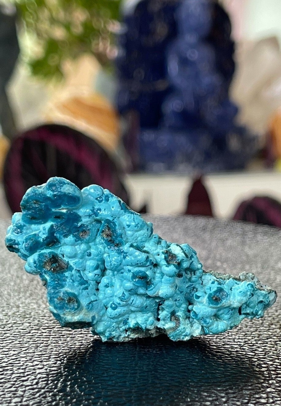 Chrysocolla uit Congo ruw, medium