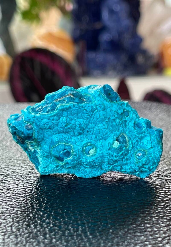 Chrysocolla uit Congo ruw, medium