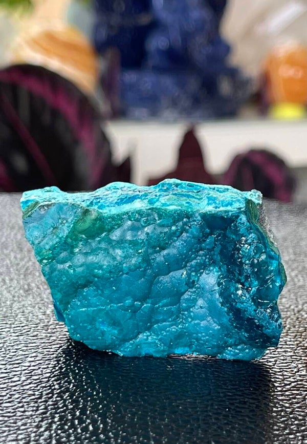 Chrysocolla uit Congo ruw, medium