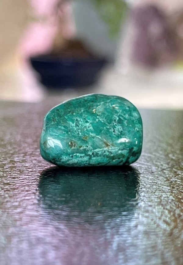 Chrysocolla trommelsteen