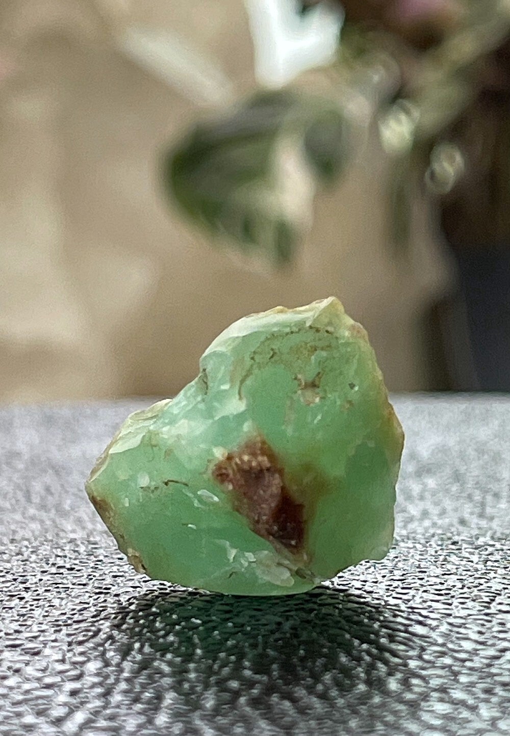 Chrysopraas uit Tanzania ruw , klein