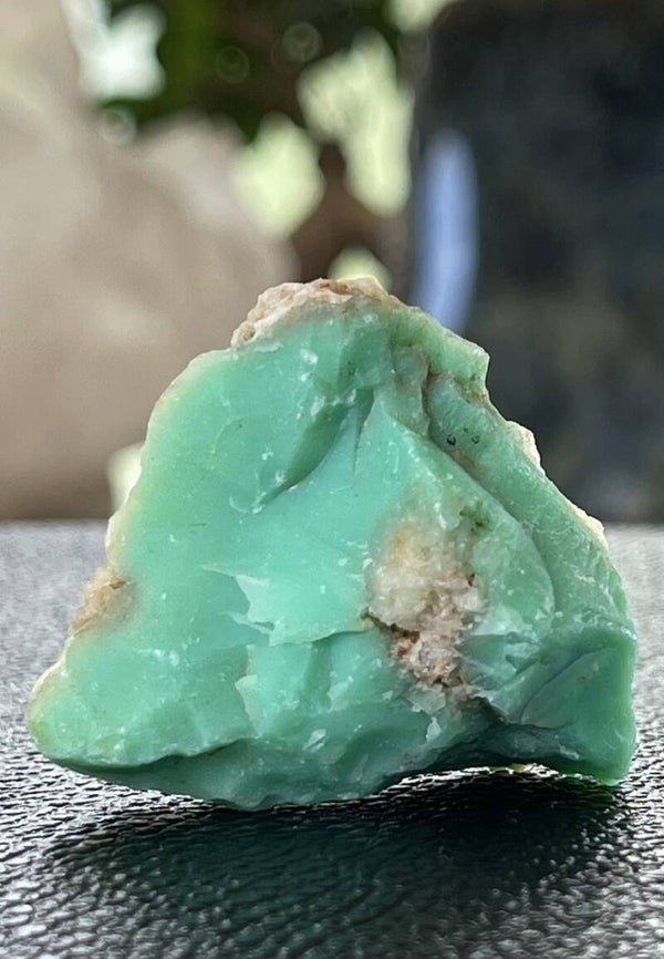 Chrysopraas uit Tanzania ruw, klein