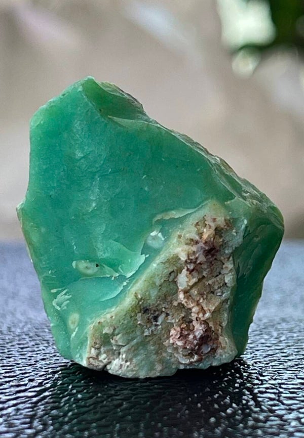 Chrysopraas uit Tanzania ruw, klein