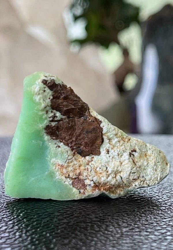 Chrysopraas uit Tanzania ruw, klein