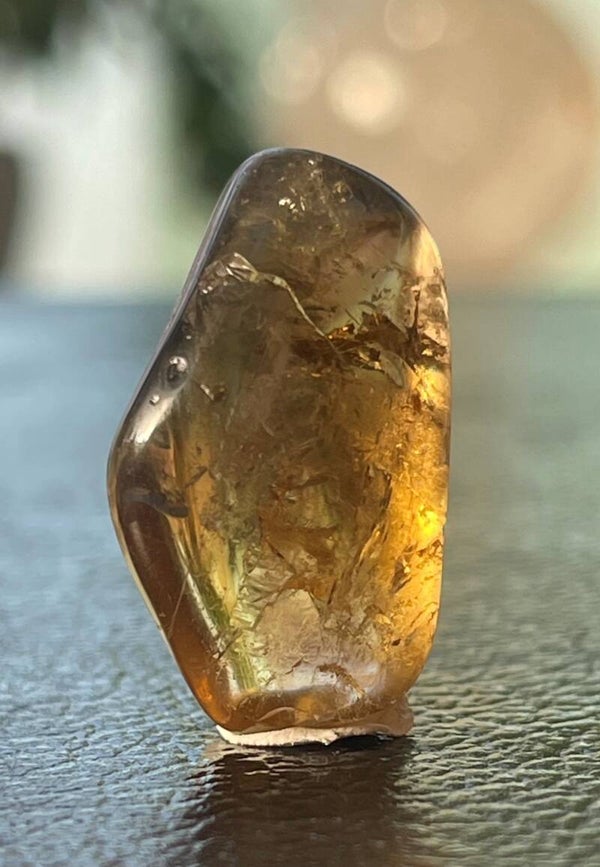 Citrien trommelsteen