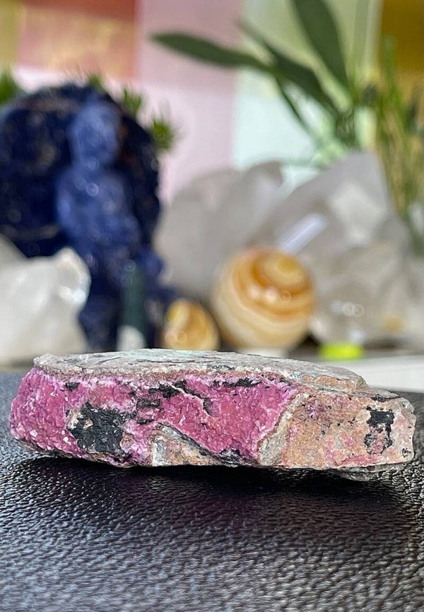 Cobalto Calciet uit Congo ruw, medium