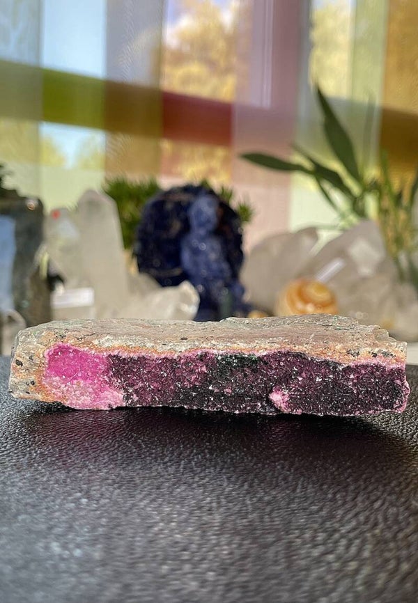 Cobalto Calciet uit Congo ruw, medium