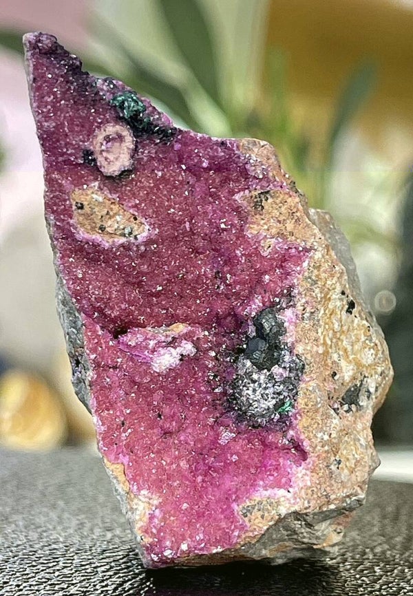 Cobalto Calciet uit Congo ruw, medium