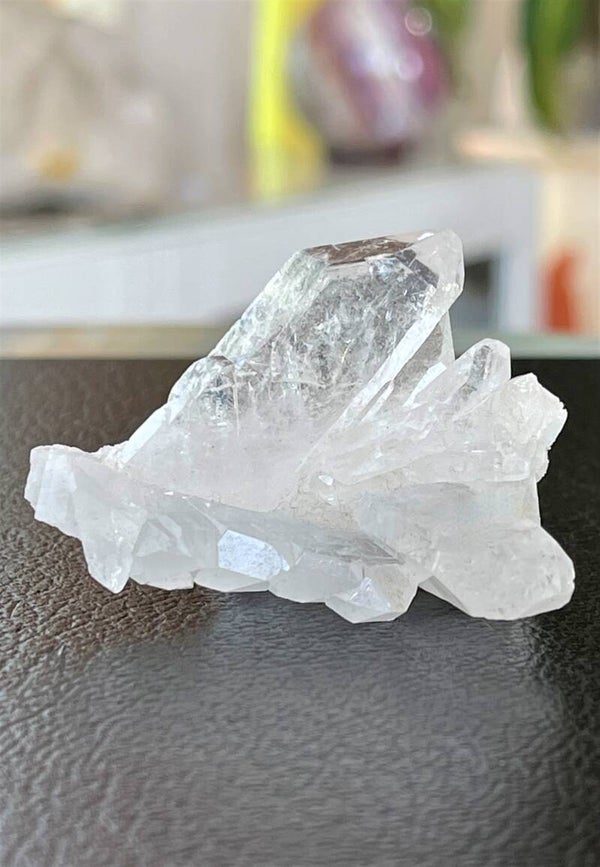 Fadenkwarts cluster uit Brazilië ruw, klein