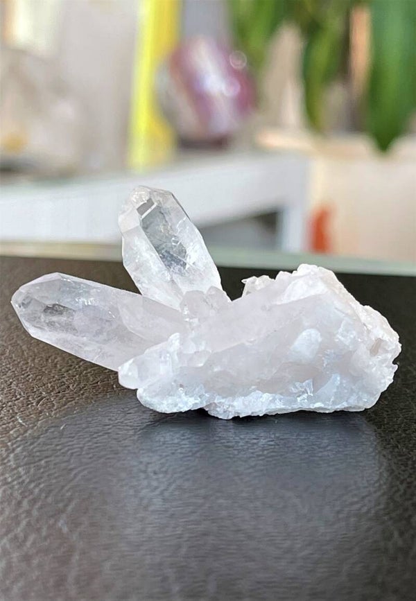 Fadenkwarts cluster uit Brazilië ruw, klein