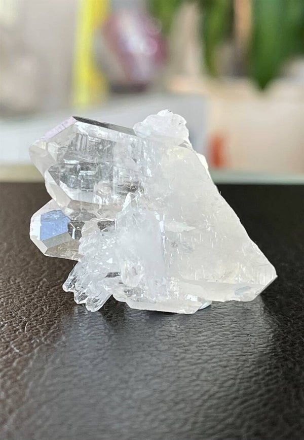 Fadenkwarts cluster uit Brazilië ruw, klein