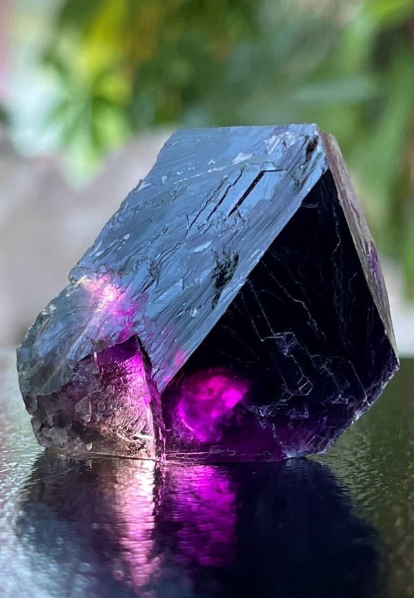 Paarse Fluoriet uit Frankrijk ruw, klein