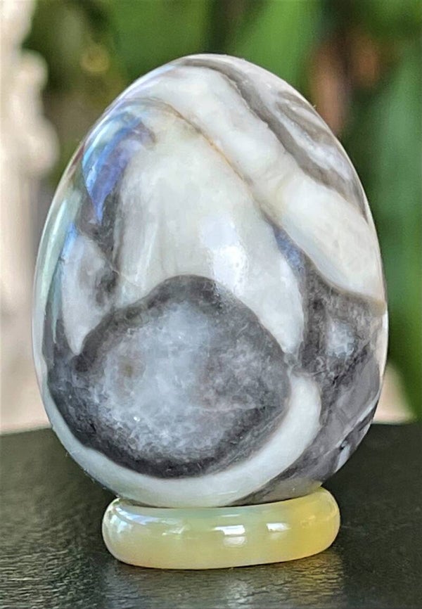 Fossiel Jaspis ei, medium 4,4cm