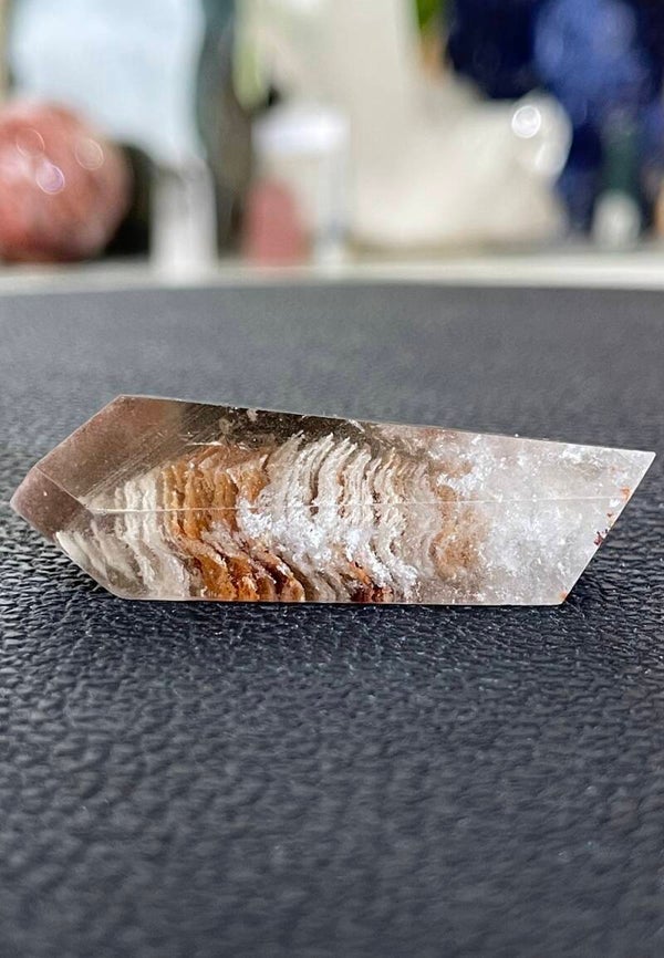 Gardenkwarts of Lodoliet uit Brazilië gepolijst, klein