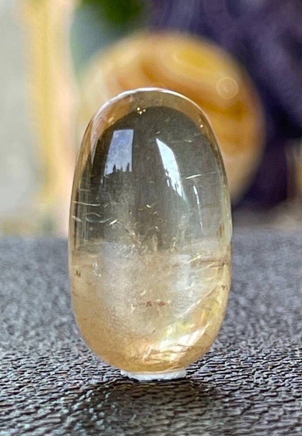 Gouden Aura Kwarts trommelsteen