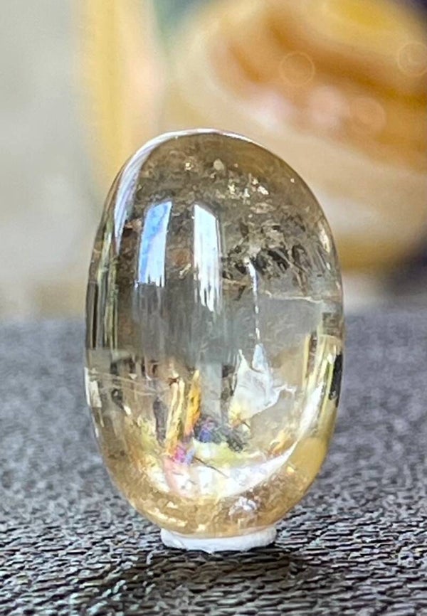 Gouden Aura Kwarts trommelsteen