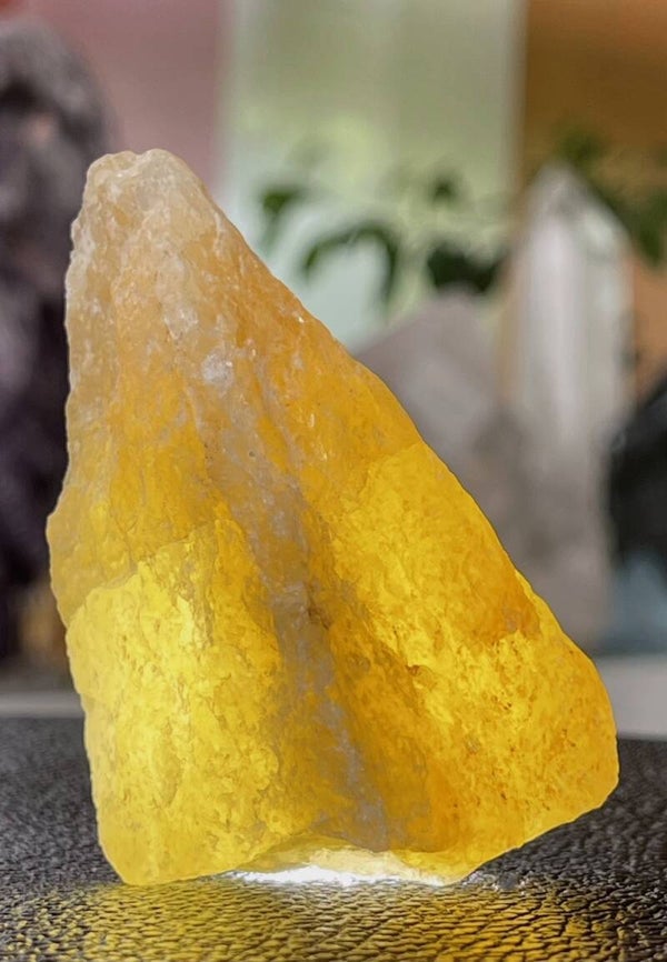 Gouden Azeztuliet uit India ruw, medium