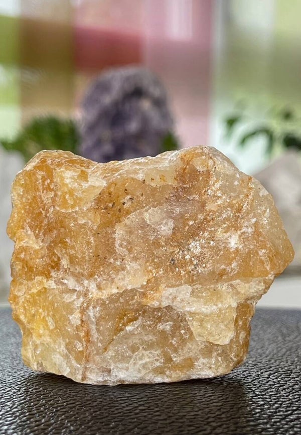 Gouden Azeztuliet uit India ruw, medium