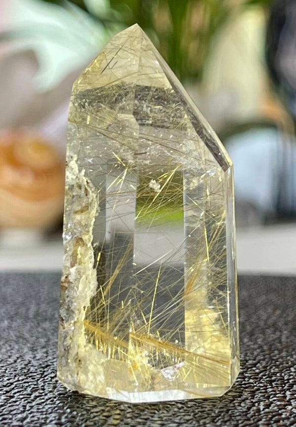 Gouden Rutielkwarts punt uit Brazilië, medium