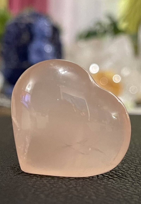 Rozenkwarts hart, klein-medium